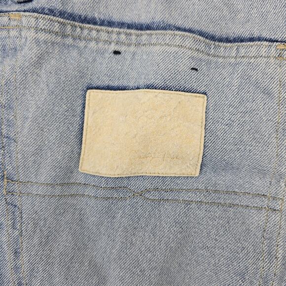 Vintage Sean John Jeans Mens 36x31 Blue Y2K Baggy Wide Skater Hip Hop Faded - Picture 10 of 16